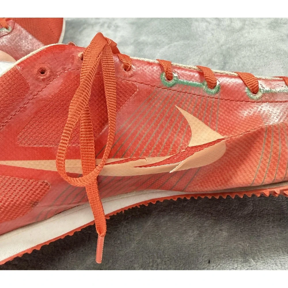 Nike Zoom Rival D Shoes Mens Size 10.5 Red Track Field‎ Spikes 333661-611